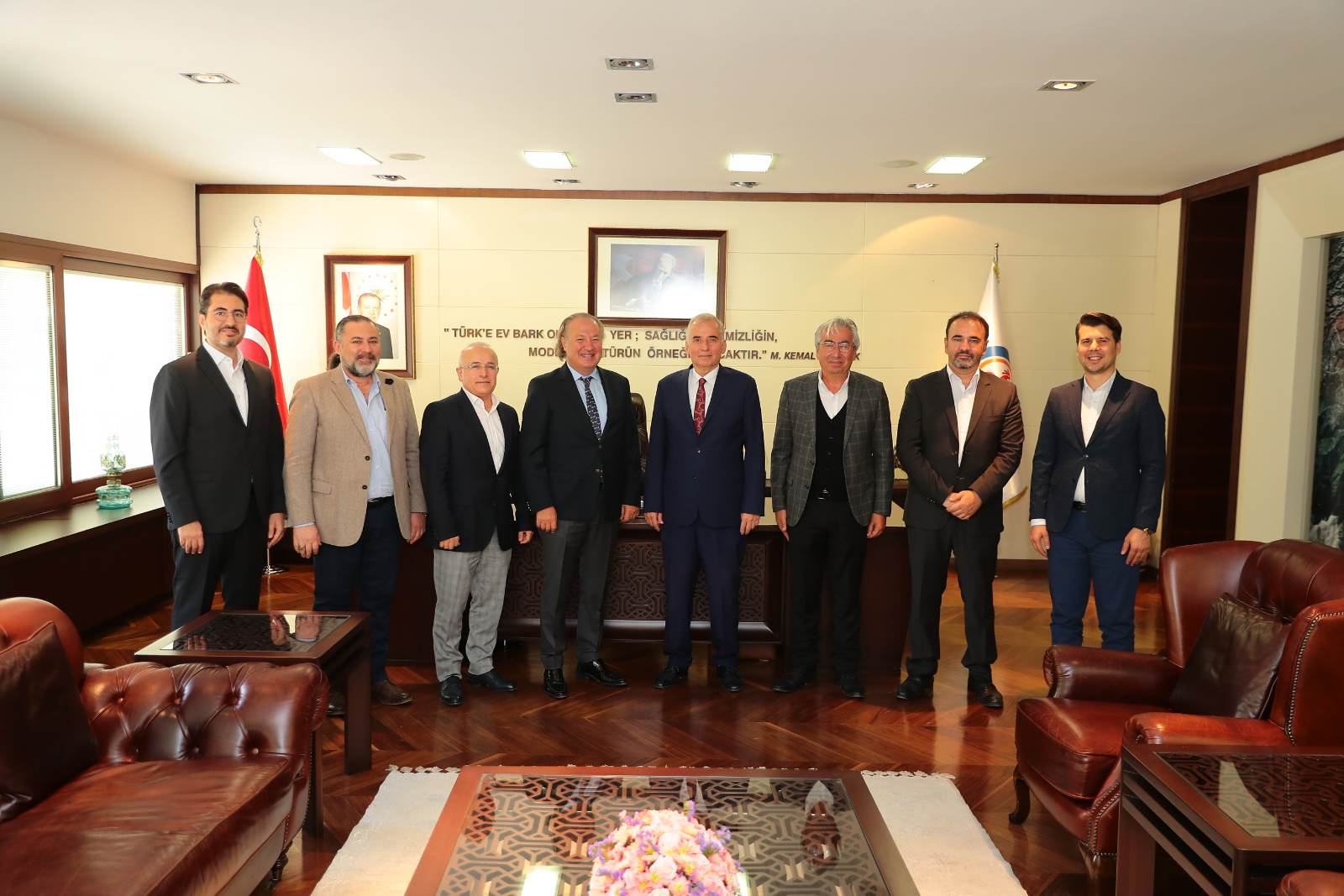 DENTUROD Baskan Osman Zolani ziyaret etti 5 - DENTUROD, Başkan Osman Zolan’ı ziyaret etti